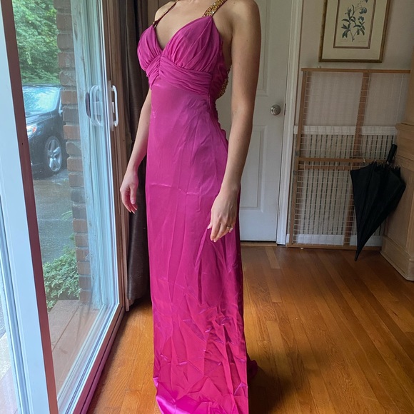 Magenta prom dress - Picture 1 of 2